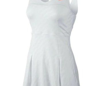 RARE NIKE Dri-Fit White Wimby Tennis Dress